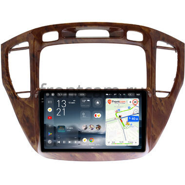 Toyota Highlander (U20), Kluger (XU20) 2000-2007 (орех, для авто без монитора) Teyes CC4 Pro 2K 12/256 9.5 дюймов RM-9293 на Android 13 (4G-SIM, DSP, QLed, AI)