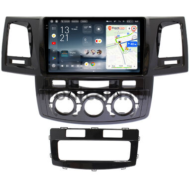 Toyota Fortuner, Hilux 7 2004-2015 (с кондиционером или климат-контролем) Teyes CC4 Pro 2K 12/256 9.5 дюймов RM-9414 на Android 13 (4G-SIM, DSP, QLed, AI)