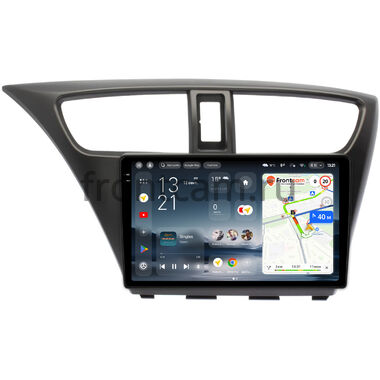 Honda Civic 9 5D 2011-2015 (левый руль, хэтчбэк) Teyes CC4 Pro 2K 8/128 9.5 дюймов RM-9-0108 на Android 13 (4G-SIM, DSP, QLed, AI)