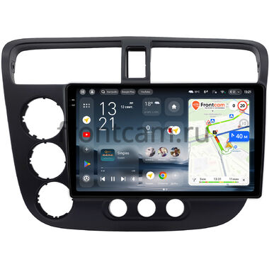 Honda Civic 7 2000-2006 (с климат-контролем, левый руль) Teyes CC4 Pro 2K 8/128 9.5 дюймов Split System RM-9-0174 на Android 13 (4G-SIM, DSP, QLed, AI)