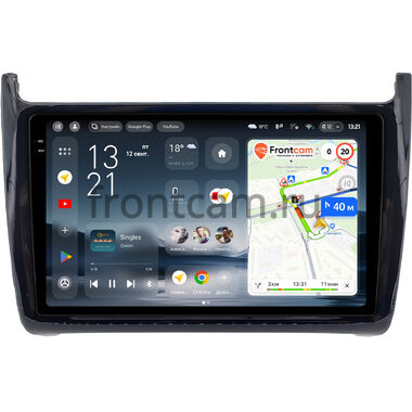 Volkswagen Polo 5 2009-2020 (глянцевая) Teyes CC4 Pro 2K 8/128 9.5 дюймов Split System RM-9-0490 на Android 13 (4G-SIM, DSP, QLed, AI)