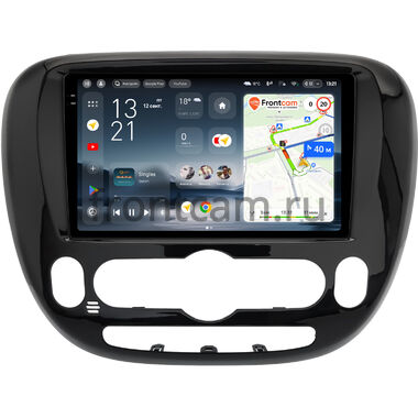 Kia Soul 2 2013-2019 (глянцевая, с климат-контролем, Тип 2) Teyes CC4 2K 6/64 9.5 дюймов RM-9-0662 на Android 14 (4G-SIM, DSP, QLed, AI)