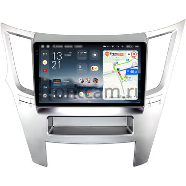 Subaru Legacy 5, Outback 4 2009-2014 (серебро, левый руль) Teyes CC4 Pro 2K 8/128 9.5 дюймов Split System RM-9-0870 на Android 13 (4G-SIM, DSP, QLed, AI)
