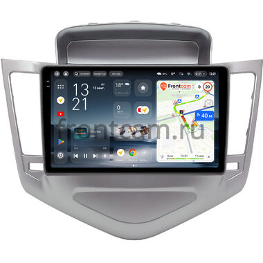 Chevrolet Cruze 2008-2012 (серебро) Teyes CC4 Pro 2K 8/128 9.5 дюймов Split System RM-9-1284 на Android 13 (4G-SIM, DSP, QLed, AI)