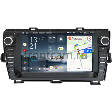 Toyota Prius 3 (XW30) 2009-2015 (левый руль, для авто без JBL) Teyes CC4 Pro 2K 8/128 9.5 дюймов RM-9-1325 на Android 13 (4G-SIM, DSP, QLed, AI)