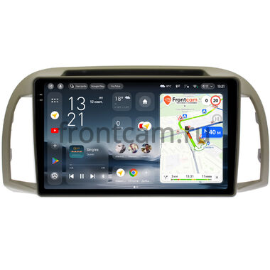 Nissan March (K12), Micra (K12) 2002-2010 Teyes CC4 2K 8/128 9.5 дюймов RM-9-1354 на Android 14 (4G-SIM, DSP, QLed, AI)