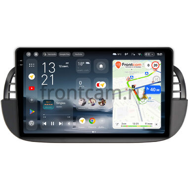 Fiat 500 2 2007-2015 Teyes CC4 2K 6/64 9.5 дюймов RM-9-1394 на Android 14 (4G-SIM, DSP, QLed, AI)