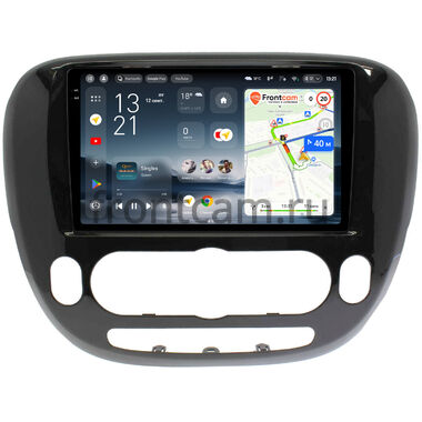 Kia Soul 2 2013-2019 (авто без климат-контроля, глянцевая) Teyes CC4 2K 6/64 9.5 дюймов RM-9-157 на Android 14 (4G-SIM, DSP, QLed, AI)