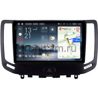 Infiniti G25, G35, G37 2006-2013 (Тип B, для авто с кнопкой TEL, can BSJ, с сохранением оригинала) Teyes CC4 Pro 2K 8/128 9.5 дюймов Split System RM-9-2173 на Android 13 (4G-SIM, DSP, QLed, AI) 