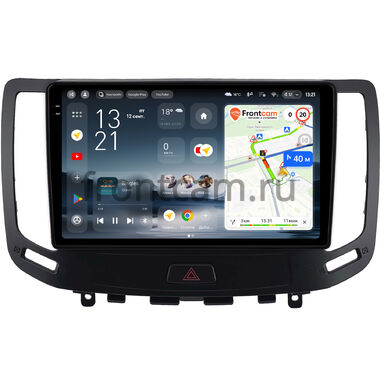 Infiniti G25, G37, G35 2006-2013 (Тип B, для авто с кнопкой TEL, can BSJ) Teyes CC4 Pro 2K 8/128 9.5 дюймов Split System RM-9-2206 на Android 13 (4G-SIM, DSP, QLed, AI)