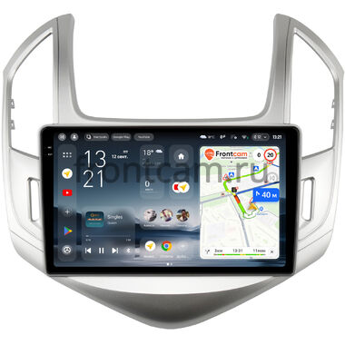 Chevrolet Cruze 2012-2016 (серебро) Teyes CC4 Pro 2K 8/128 9.5 дюймов Split System RM-9-242 на Android 13 (4G-SIM, DSP, QLed, AI)