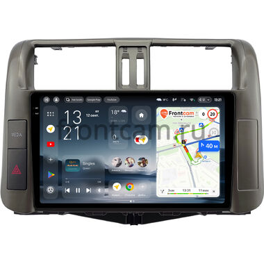 Toyota Land Cruiser Prado 150 2009-2013 (для авто с круговым обзором, цвет титан) Teyes CC4 Pro 2K 8/128 9.5 дюймов RM-9-2750 на Android 13 (4G-SIM, DSP, QLed, AI)