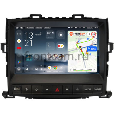 Toyota Alphard 2, Vellfire 2008-2015 (для авто с ящиком) Teyes CC4 Pro 2K 8/128 9.5 дюймов Split System RM-9-4091 на Android 13 (4G-SIM, DSP, QLed, AI)