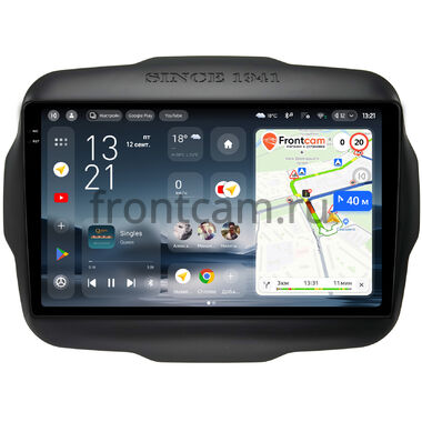 Jeep Renegade 2014-2025 Teyes CC4 2K 8/128 9.5 дюймов RM-9-629 на Android 14 (4G-SIM, DSP, QLed, AI)