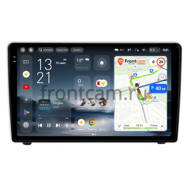 Peugeot 407 2004-2011 (черная, глянцевая) Teyes CC4 Pro 2K 8/128 9.5 дюймов RM-9-6720 на Android 13 (4G-SIM, DSP, QLed, AI)