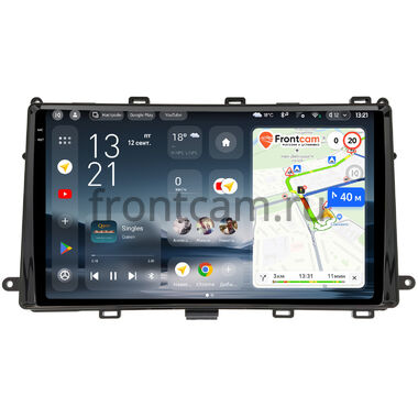 Toyota Corolla (E160/E170/E180) 2015-2024 Teyes CC4 Pro 2K 8/128 9.5 дюймов Split System RM-9-TO540N на Android 13 (4G-SIM, DSP, QLed, AI)