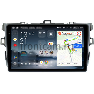 Toyota Corolla (E150) 2006-2013 (серая, без воздуховодов) Teyes CC4 2K 8/128 9.5 дюймов RM-9038 на Android 14 (4G-SIM, DSP, QLed, AI)