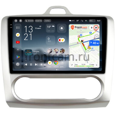 Ford Focus 2 2005-2011 с климатом Teyes CC4 Pro 2K 8/128 9.5 дюймов Split System RM-9060 на Android 13 (4G-SIM, DSP, QLed, AI)