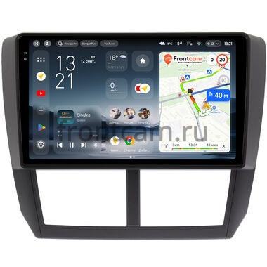 Subaru Forester 3, Impreza 3 2007-2013 Teyes CC4 2K 6/64 9.5 дюймов RM-9080 на Android 14 (4G-SIM, DSP, QLed, AI)