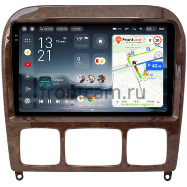 Mercedes S-klasse (w220) 1998-2005 (орех) Teyes CC4 Pro 2K 8/128 9.5 дюймов RM-9152 на Android 13 (4G-SIM, DSP, QLed, AI)