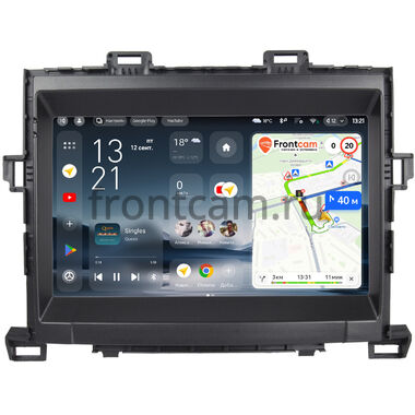 Toyota Alphard 2, Vellfire 2008-2015 Teyes CC4 Pro 2K 8/128 9.5 дюймов Split System RM-9156 на Android 13 (4G-SIM, DSP, QLed, AI)
