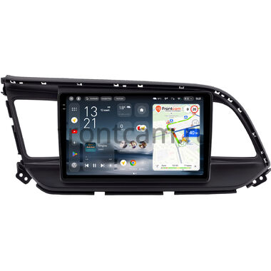 Hyundai Elantra 6 (AD) 2018-2020 (черная) Teyes CC4 Pro 2K 8/128 9.5 дюймов RM-9207 на Android 13 (4G-SIM, DSP, QLed, AI)