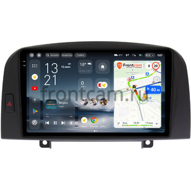 Hyundai Sonata 5 (NF) 2004-2007 (черная) Teyes CC4 Pro 2K 8/128 9.5 дюймов RM-9259 на Android 13 (4G-SIM, DSP, QLed, AI)