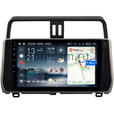 Toyota Land Cruiser Prado 150 2017-2024 (бронзовая) Teyes CC4L 4/64 10 дюймов RM-10-0307 на Android 14 (4G-SIM, IPS, AI) (для авто без 4 камер)
