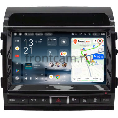 Toyota Land Cruiser 200 2007-2009 (Тип C, глянцевая) Teyes CC4L 4/64 10 дюймов RM-10-2147 на Android 14 (4G-SIM, IPS, AI)