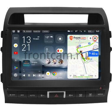 Toyota Land Cruiser 200 2007-2009 (Тип C, матовая) Teyes CC4L 6/64 10 дюймов RM-10-0939 на Android 14 with DTS® Audio (4G-SIM, DSP IPS, AI)