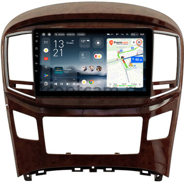 Hyundai Grand Starex, H1 2 2015-2021 (глянцевая, цвет под дерево) Teyes CC4L 6/64 9 дюймов RM-9-0579 на Android 14 with DTS® Audio (4G-SIM, DSP IPS, AI)