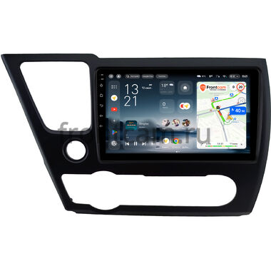 Honda Civic 9 4D 2013-2017 (матовая, левый руль, седан) Teyes CC4L 4/64 9 дюймов RM-9-0831 на Android 14 (4G-SIM, IPS, AI)