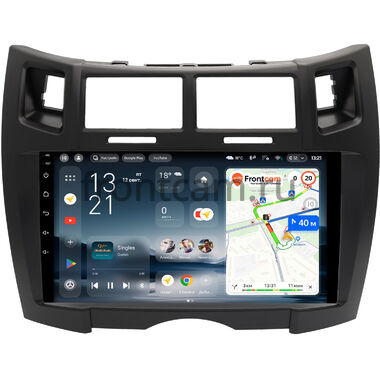 Toyota Vitz 2 (XP90), Yaris 2 2005-2012 (черная матовая, Тип 2) Teyes CC4L 4/64 9 дюймов RM-9-1700 на Android 14 (4G-SIM, IPS, AI)