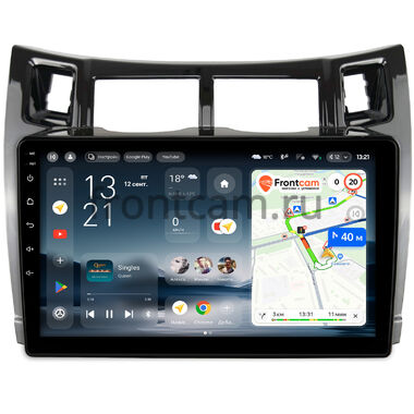 Toyota Vitz 2 (XP90), Yaris 2 2005-2012 (черная, глянцевая) Teyes CC4L 6/64 9 дюймов RM-9-172 на Android 14 with DTS® Audio (4G-SIM, DSP IPS, AI)
