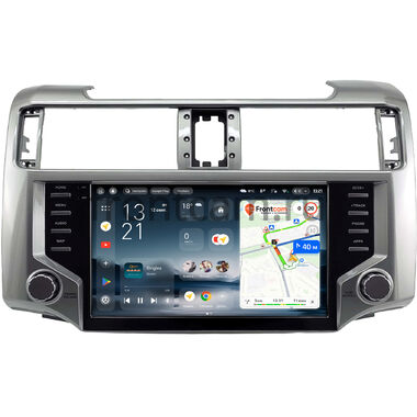 Toyota 4Runner 5 2013-2024 (серебряная, глянцевая) Teyes CC4L 4/64 9 дюймов RM-9-2230 на Android 14 (4G-SIM, IPS, AI)