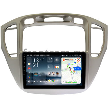Toyota Highlander (U20), Kluger (XU20) 2000-2007 (серебро, для авто без монитора) Teyes CC4L 4/64 9 дюймов RM-9-409 на Android 14 (4G-SIM, IPS, AI)