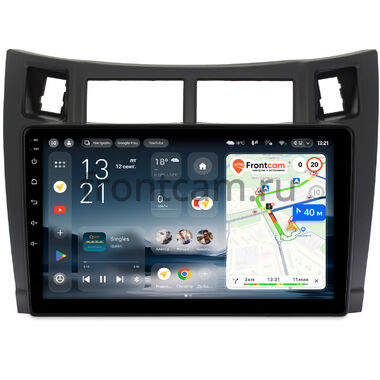 Toyota Vitz 2 (XP90), Yaris 2 2005-2012 (черная, матовая) Teyes CC4L 6/64 9 дюймов RM-9122 на Android 14 with DTS® Audio (4G-SIM, DSP IPS, AI)