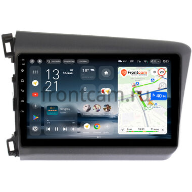 Honda Civic 9 4D 2011-2015 (левый руль, седан) Teyes CC4L 6/64 9 дюймов RM-9166 на Android 14 with DTS® Audio (4G-SIM, DSP IPS, AI)