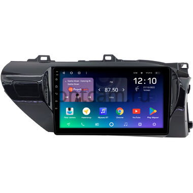 Toyota Hilux 8 (2015-2024) (руль справа) Teyes SPRO PLUS 4/32 10 дюймов RM-10-2080 на Android 10 (4G-SIM, DSP, IPS) (для авто без магнитолы)