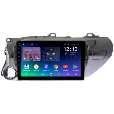 Toyota Hilux 8 (2015-2024) (руль слева) Teyes SPRO PLUS 3/32 10 дюймов RM-1056 на Android 10 (4G-SIM, DSP, IPS) (для любой комплектации)