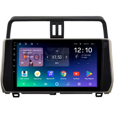 Toyota Land Cruiser Prado 150 2017-2024 (бронзовая) Teyes SPRO PLUS 4/32 10 дюймов RM-10-0307 на Android 10 (4G-SIM, DSP, IPS) (для авто без 4 камер)