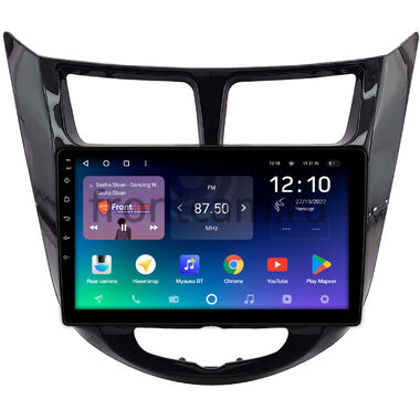 Hyundai Solaris, Accent 4 2010-2019 (черная, глянцевая) Teyes SPRO PLUS 4/32 9 дюймов RM-9-0093 на Android 10 (4G-SIM, DSP, IPS)