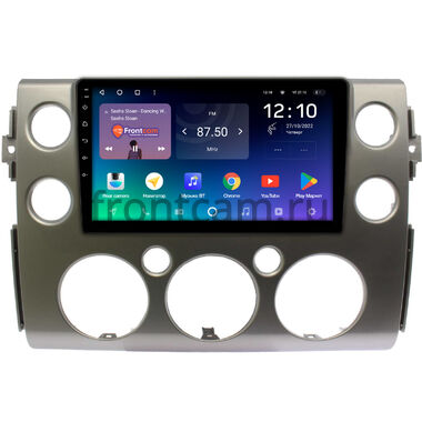 Toyota FJ Cruiser 2006-2022 (серебро) Teyes SPRO PLUS 4/32 9 дюймов RM-9-189 на Android 10 (4G-SIM, DSP, IPS)