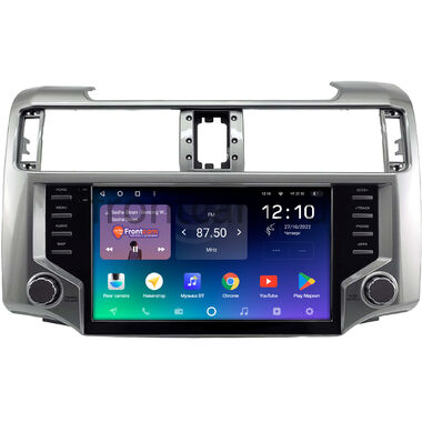 Toyota 4Runner 5 2013-2024 (серебряная, глянцевая) Teyes SPRO PLUS 4/64 9 дюймов RM-9-2230 на Android 10 (4G-SIM, DSP, IPS)