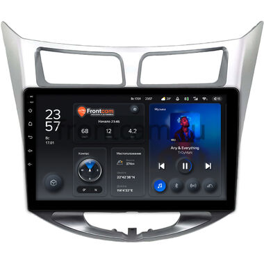 Hyundai Solaris, Accent 4 2010-2019 Teyes X1 4G 4/32 10 дюймов RM-10-0453 на Android 10 (4G-SIM, DSP)