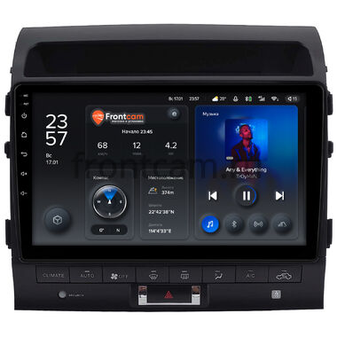 Toyota Land Cruiser 200 2010-2012 (Тип В, canbus LZ) Teyes X1 4G 4/32 10 дюймов RM-10-2571 на Android 10 (4G-SIM, DSP)