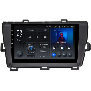 Toyota Prius 3 (XW30) 2009-2015 (правый руль) Teyes X1 4G 4/64 9 дюймов RM-9-195 на Android 10 (4G-SIM, DSP)