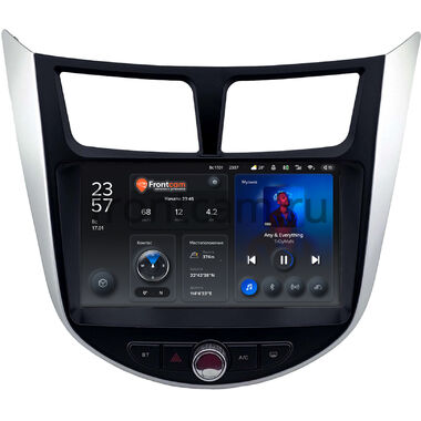 Hyundai Solaris, Accent 4 2010-2019 Teyes X1 4G 4/32 9 дюймов RM-9-1874 на Android 10 (4G-SIM, DSP)