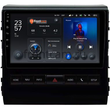 Toyota Land Cruiser 200 2015-2021 (глянцевая) Teyes X1 4G 4/64 9 дюймов RM-9-0343 на Android 10 (4G-SIM, DSP)