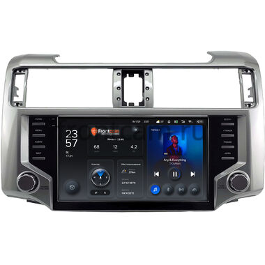 Toyota 4Runner 5 2013-2024 (серебряная, глянцевая) Teyes X1 4G 4/64 9 дюймов RM-9-2230 на Android 10 (4G-SIM, DSP)